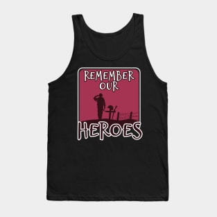 'Remember Our Heroes' Military Public Service Shirt Tank Top